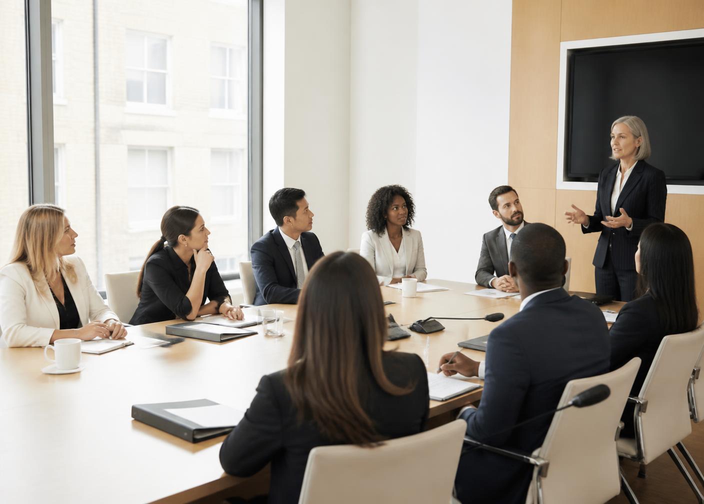 Turma de profissionais do direito em formação